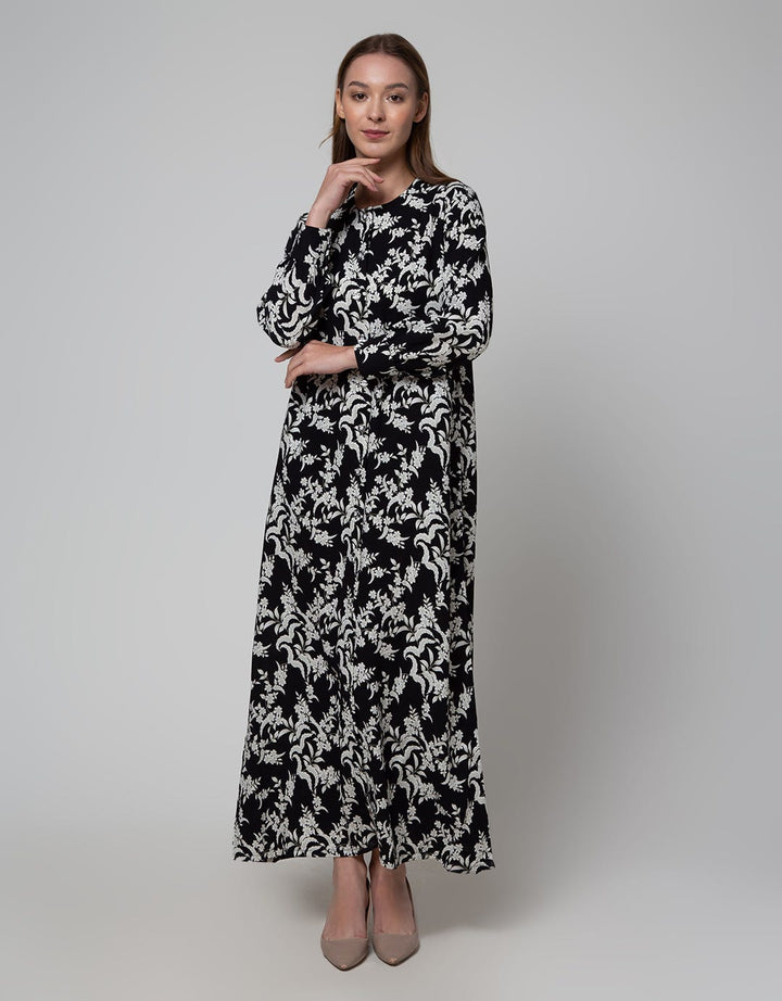 Arjuna Weda Floral Print Gamis Wanita