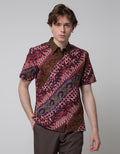 Arjunaweda Hem Batik Lengan Pendek Parang Kawung