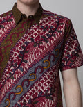 Arjunaweda Hem Batik Lengan Pendek Parang Kawung