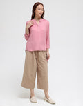 Suko Mandarin Collar Long Sleeve Shirt
