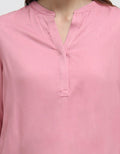Suko Mandarin Collar Long Sleeve Shirt