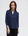 Suko Mandarin Collar Long Sleeve Shirt