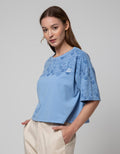 American Jeans Short Sleeve T-Shirt Tee Floral S Jersey