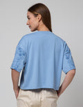 American Jeans Short Sleeve T-Shirt Tee Floral S Jersey