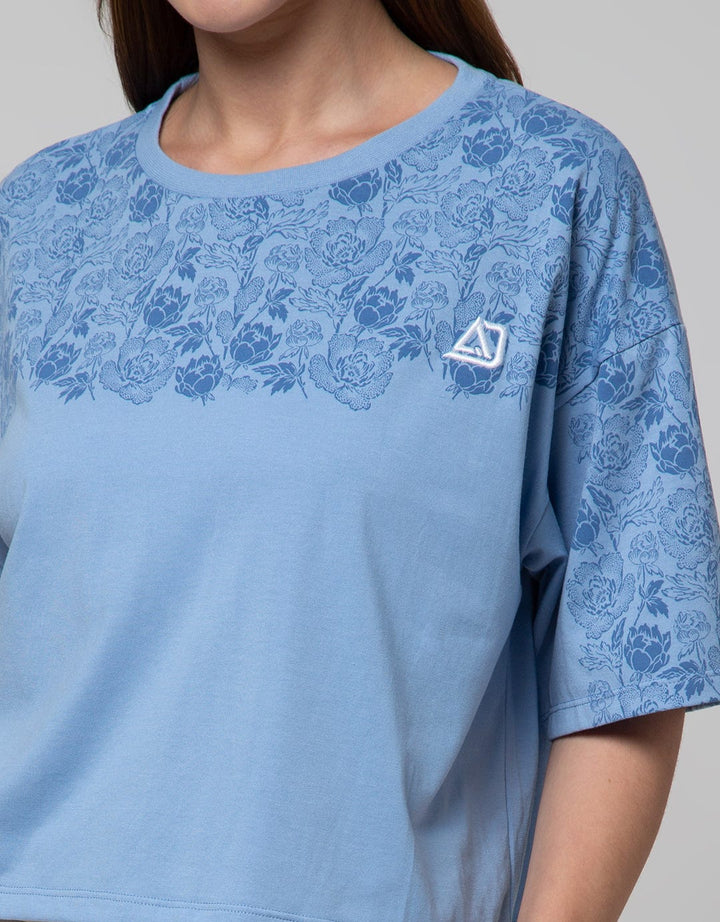 American Jeans Short Sleeve T-Shirt Tee Floral S Jersey