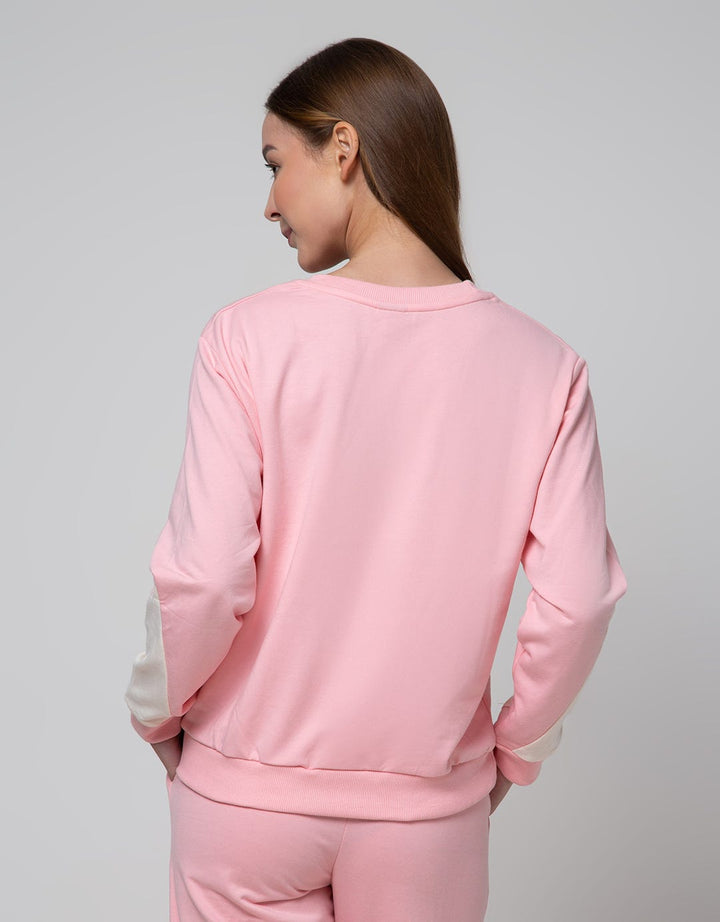 American Jeans Sweatshirt Sleeve Contrast