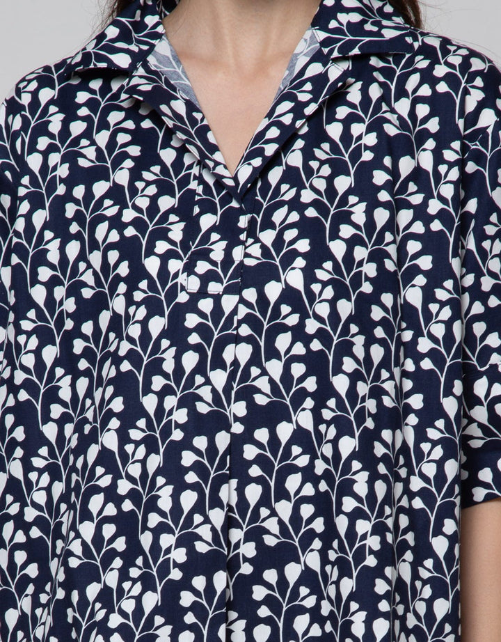 St. Yves Print Flower Women's Shirt