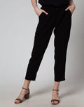 St. Yves Long Pants Skinny Ankle Zipper Jet