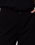 St. Yves Long Pants Skinny Ankle Zipper Jet