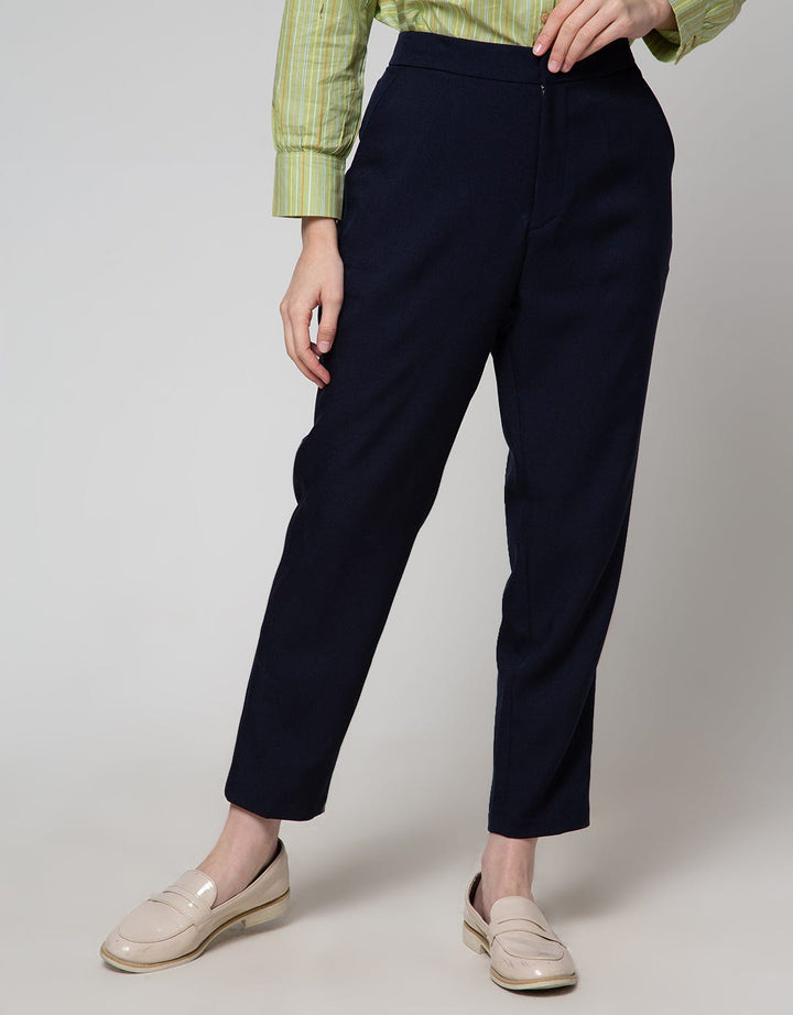 St. Yves Long Pants Skinny Ankle Zipper Jet