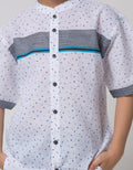 Aero Short Sleeve Shirt Print Kotak Kecil