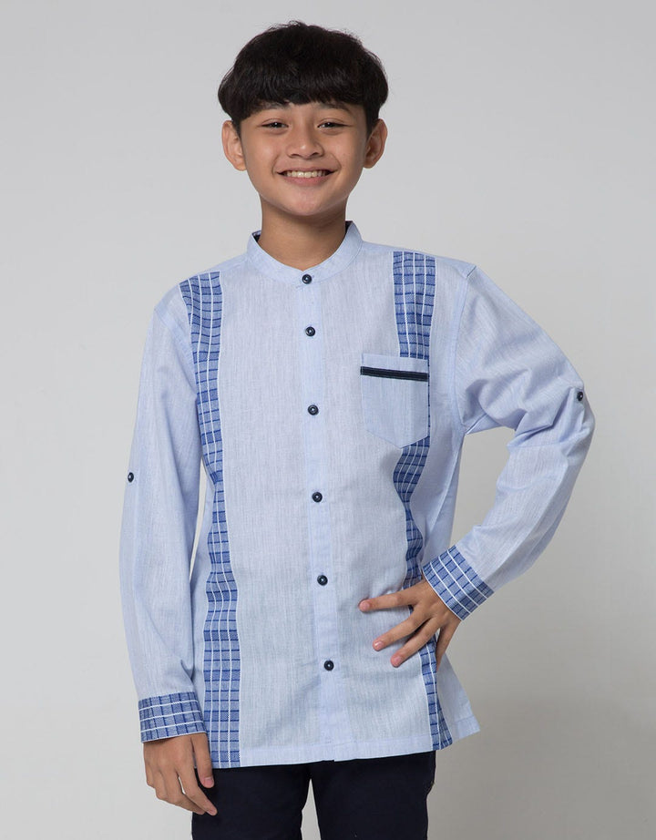 Aero Side Print Baju Koko Anak Laki-Laki