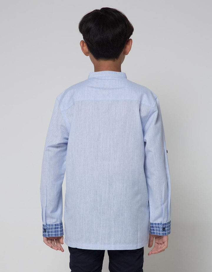 Aero Side Print Baju Koko Anak Laki-Laki