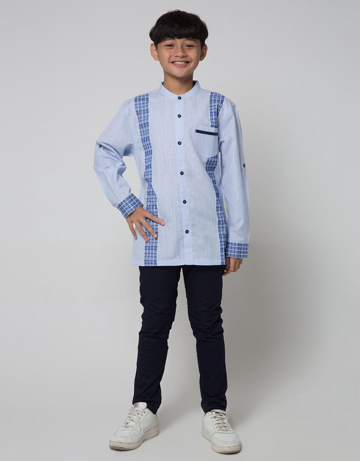Aero Side Print Baju Koko Anak Laki-Laki