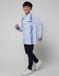 Aero Side Print Baju Koko Anak Laki-Laki