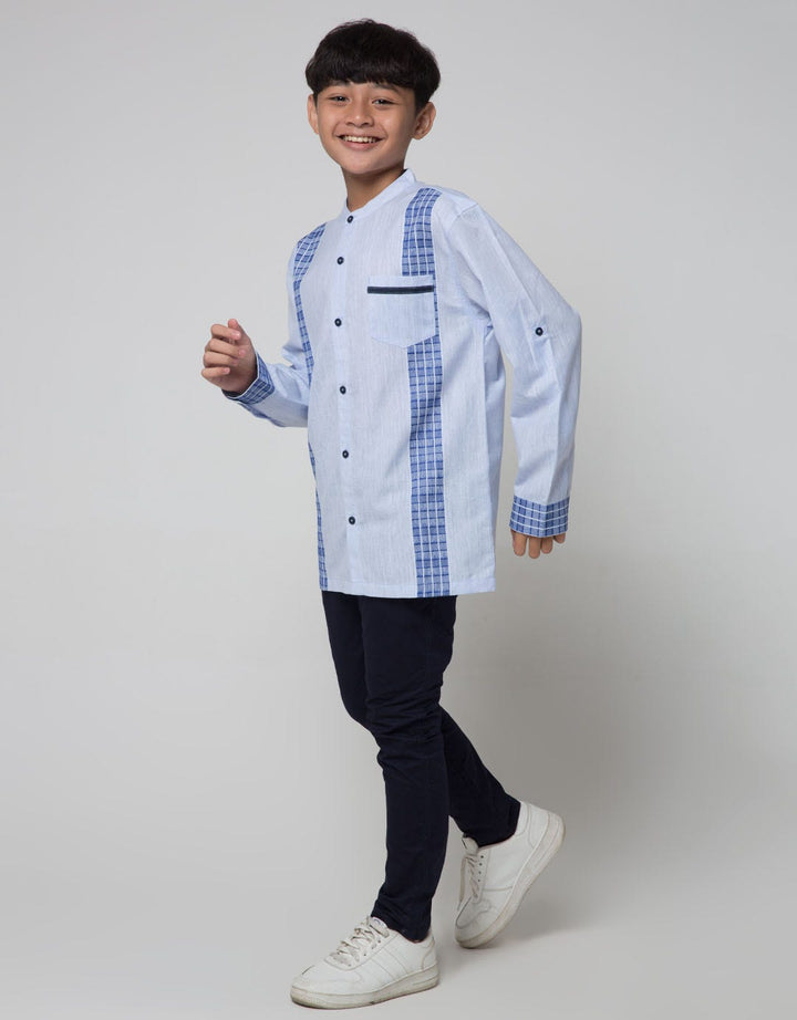 Aero Side Print Baju Koko Anak Laki-Laki