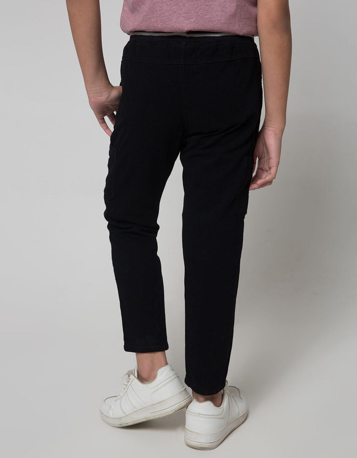 Aero Long Pants Denim Black
