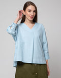 St. Yves 34 Blouse With Gingham Check