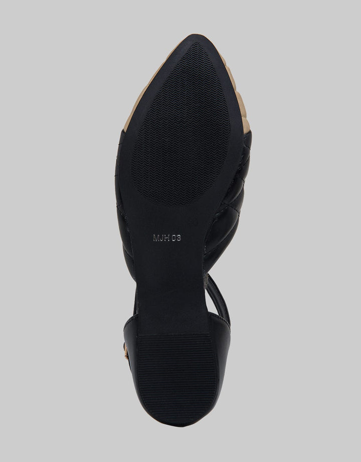 Connexion Ankle Strap Quilted Sandal Wanita
