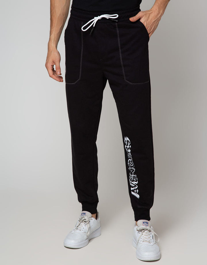 Marvel Long Pants Iron Man With Avengers Text