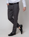 Stanley Adams Chinos Pants Slim Solid Mechanical Stretch