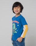 Little M T-Shirt Snap Happy Dobel Sleeve