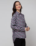 Nevada Check Rayon Women's Shirt