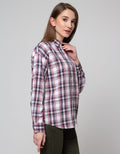 Nevada Long Sleeve Shirt Check Rayon