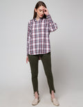 Nevada Long Sleeve Shirt Check Rayon