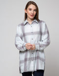 Nevada Long Sleeve Shirt Check Long Cotton Twill