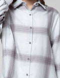 Nevada Long Sleeve Shirt Check Long Cotton Twill