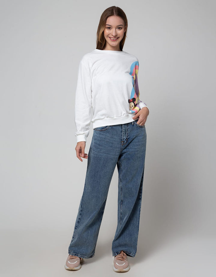 Disney Rainbow Sleeve Sweatshirt