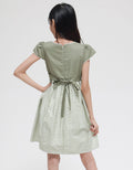 Sweet Miss Cat Combi Pouch Midi Dress Anak Perempuan