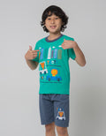 Little M Toot Print Boys Clothing Set