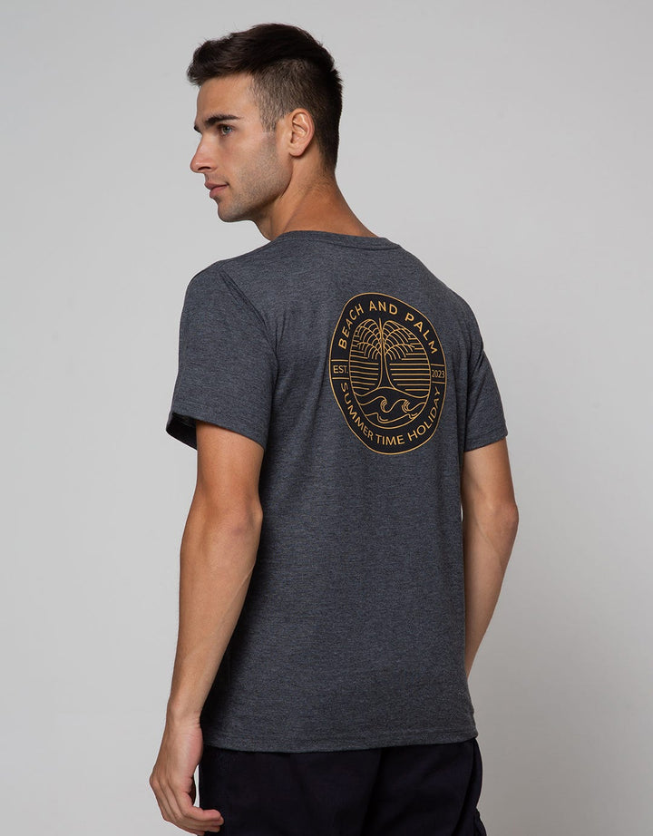 Details Short Sleeve T-Shirt R Neck Print