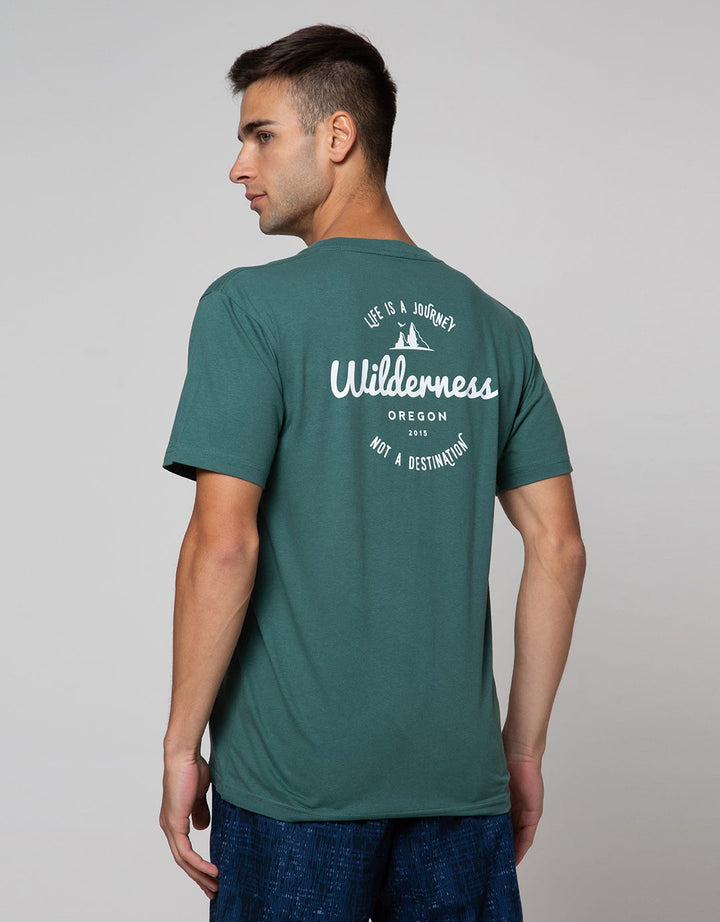 Details V Neck Kaos Casual Pria