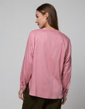 St. Yves Long Sleeve Blouse Rayon Twill