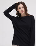 St. Yves Long Sleeve T-Shirt Hl Embos Dot Salur