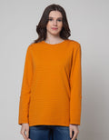 St. Yves Long Sleeve T-Shirt Hl Embos Dot Salur