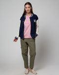 Nevada Solid Jaket Varsity Wanita