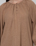 St. Yves Pucker Detailing Blouse Wanita