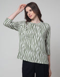 St. Yves Sleeve Print Women's T-Shirt