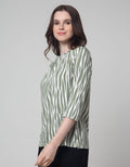St. Yves Sleeve Print Women's T-Shirt