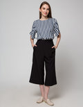 St. Yves Long Pants Stretch Kulot With Front Dart