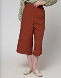 St. Yves Long Pants Stretch Kulot With Front Dart