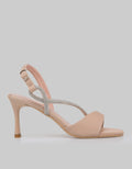 Peter Keiza Cross Strap Sandal Heels Wanita