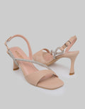 Peter Keiza Cross Strap Sandal Heels Wanita