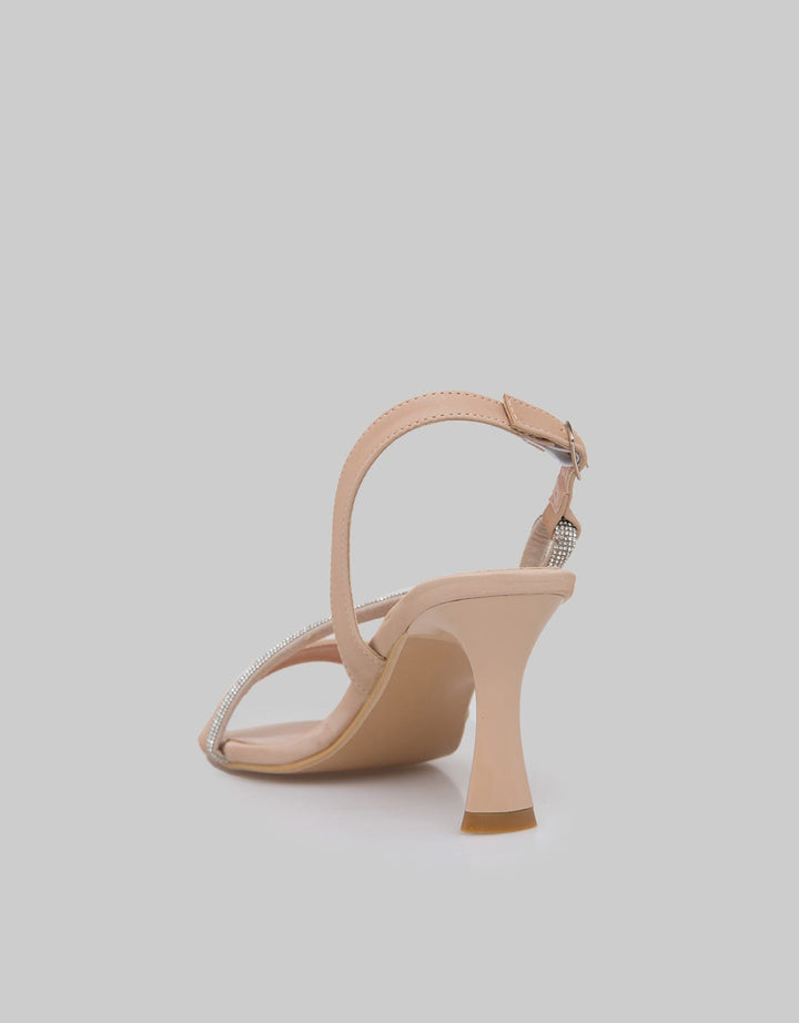 Peter Keiza Cross Strap Sandal Heels Wanita