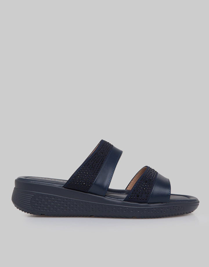 Peter Keiza Pearl Strap Sandal Wedges Wanita