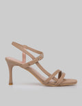 Peter Keiza Multi Strap Sandal Heels Wanita